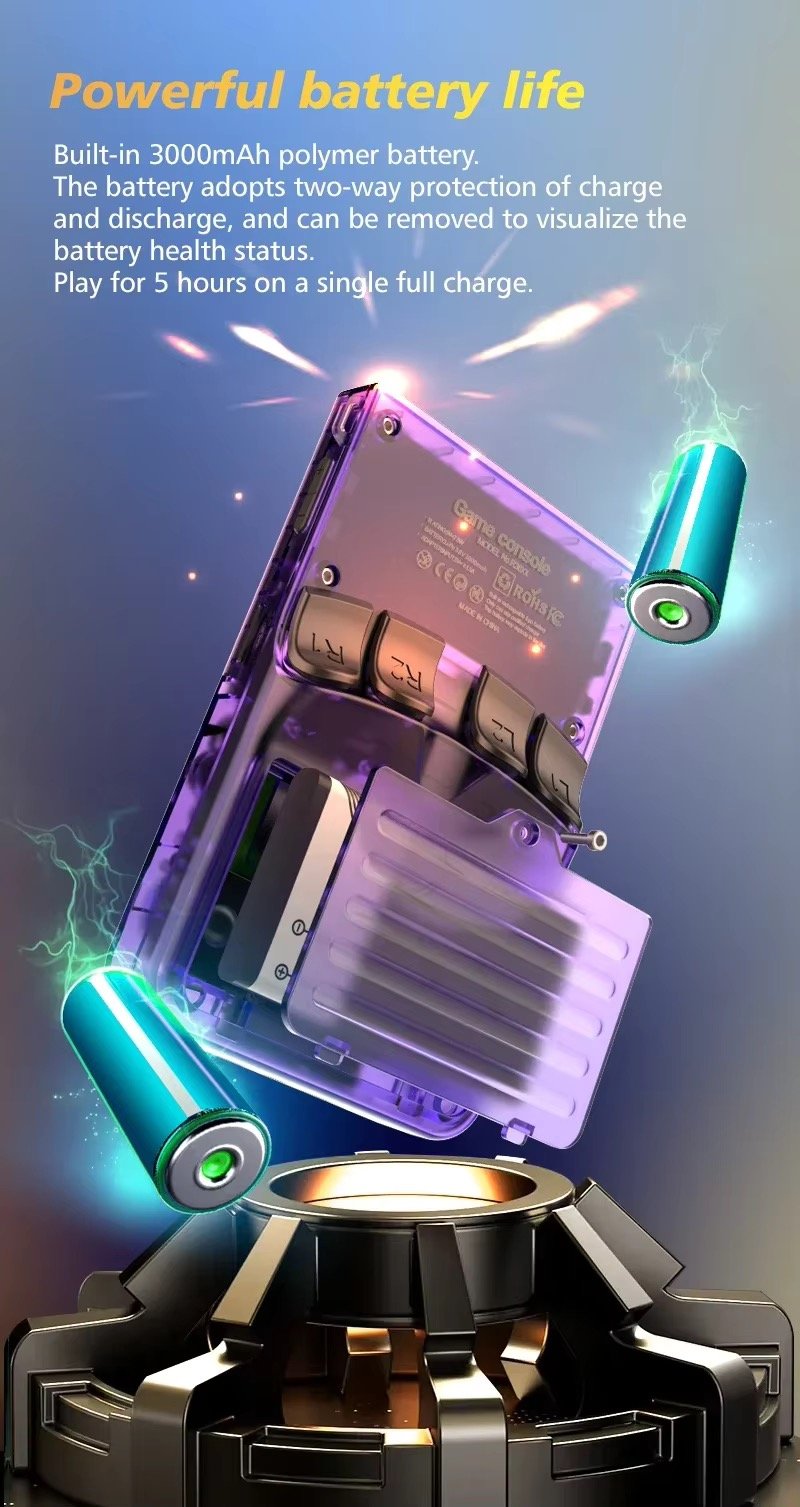 Batería extraíble de 3000mAh