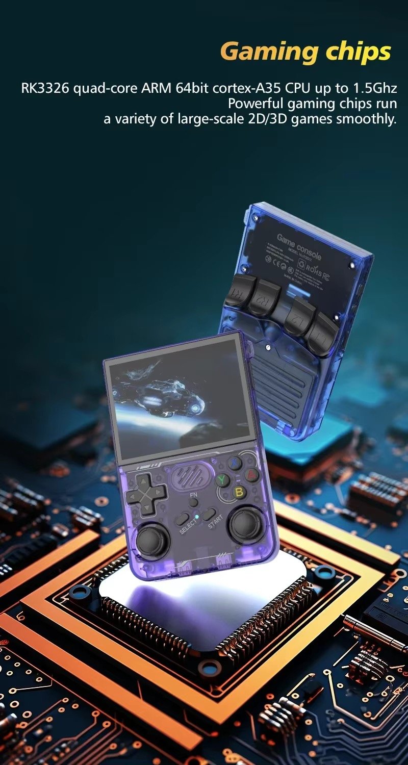 Chip RK3326 Quad-Core ARM