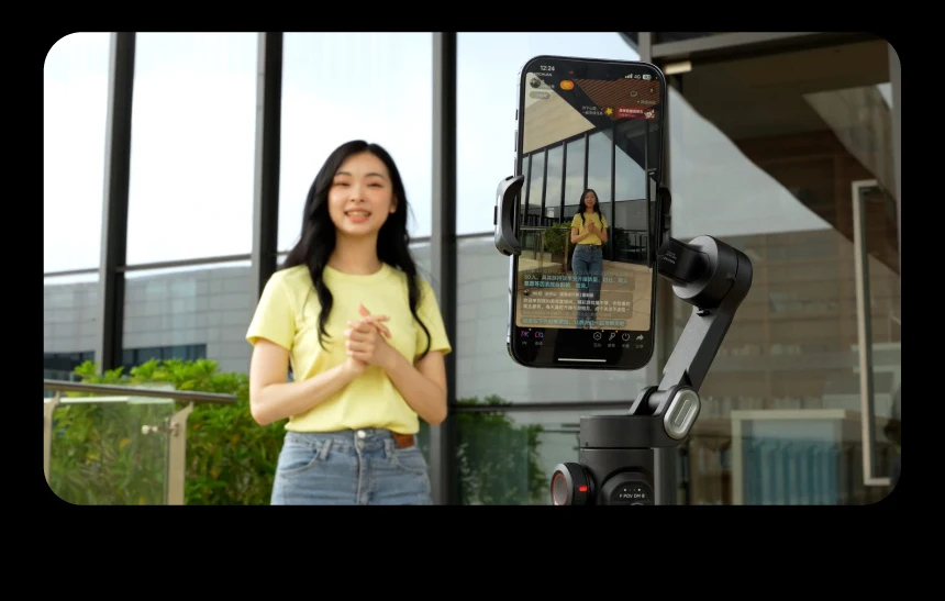 Estabilizador AOCHUAN Smart XE en Live