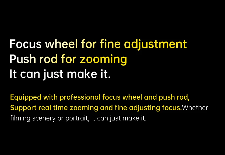 Rueda de enfoque Estabilizador AOCHUAN Smart XE