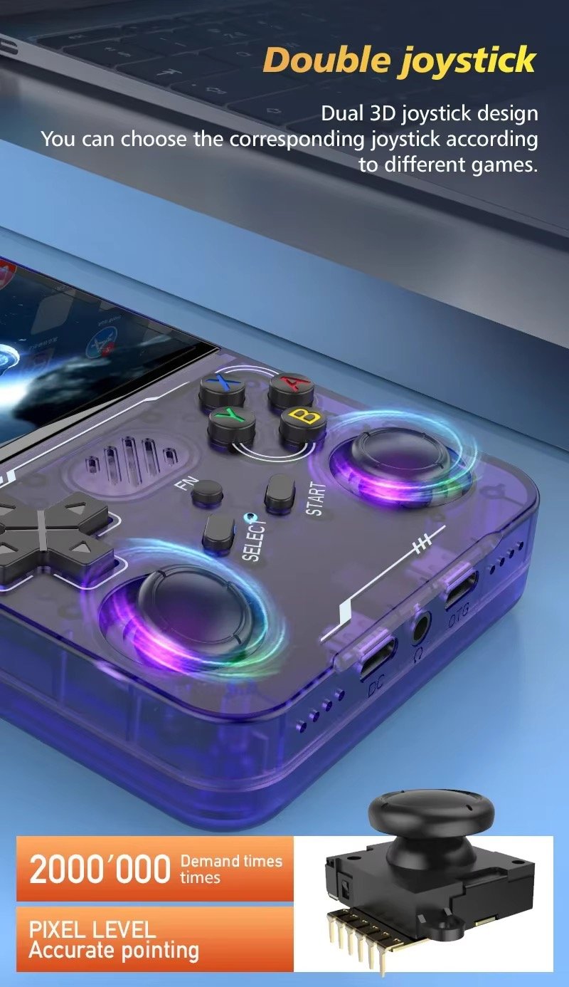 Doble joystick de la consola