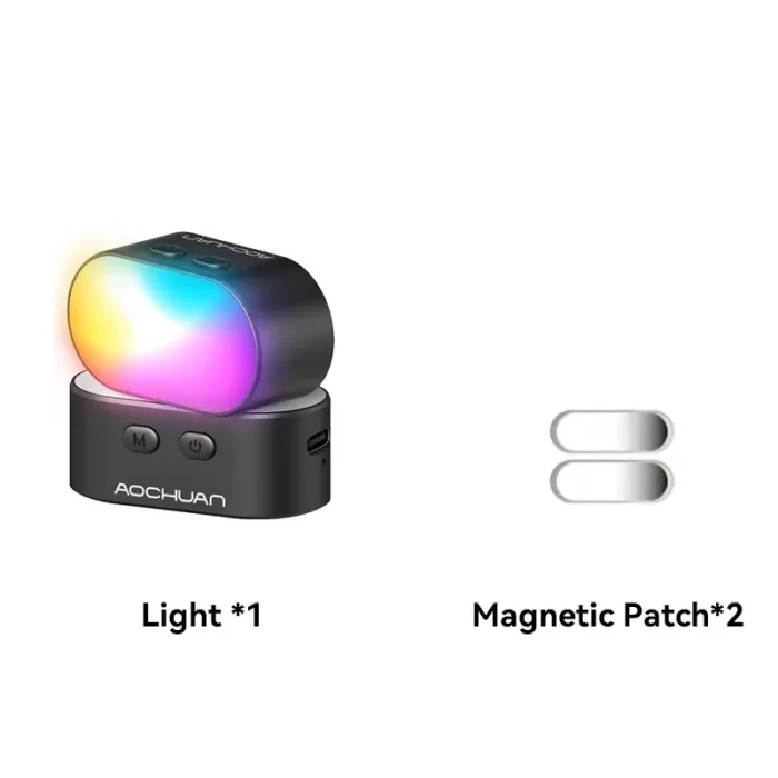 Luz RGB Magnética de Relleno AOCHUAN - Imagen 7