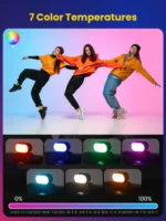 Luz RGB Magnética de Relleno AOCHUAN - Imagen 3