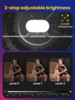 Luz RGB Magnética de Relleno AOCHUAN - Imagen 5