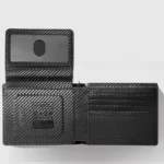 Wallet interior with ID windows and card slots