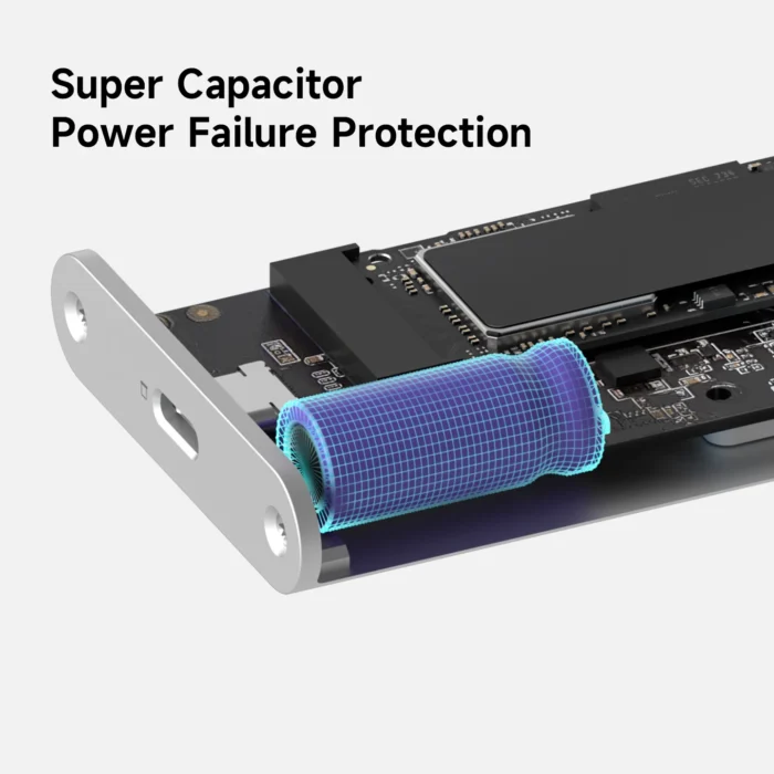 Carcasa SSD NVMe E-Ink Hagibis 10Gbps - Imagen 3