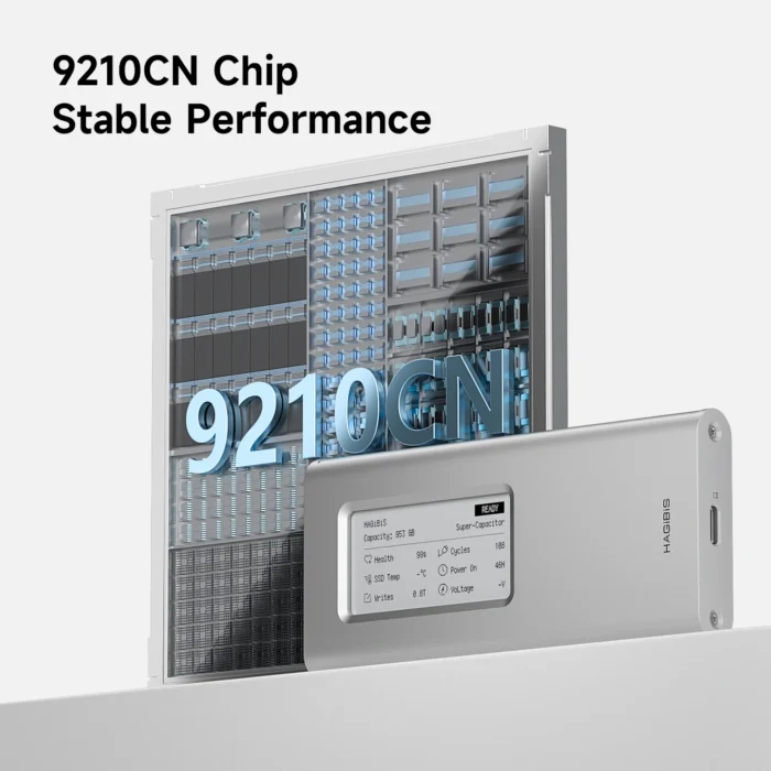 Carcasa SSD NVMe E-Ink Hagibis 10Gbps - Imagen 4